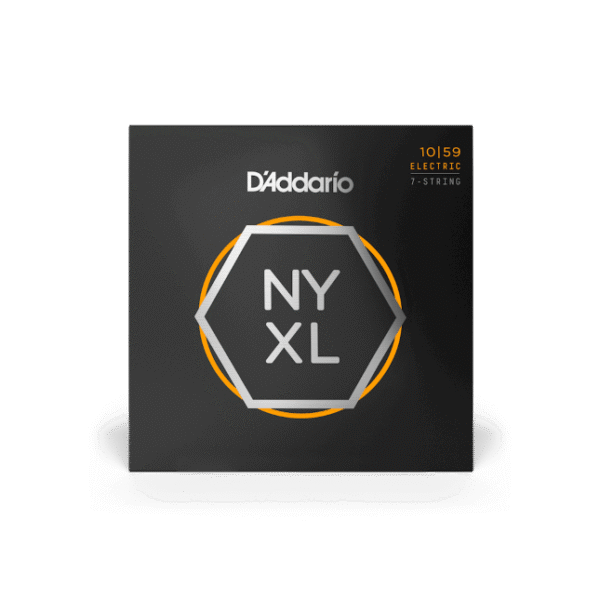 D'Addario 10-59 Regular Light 7-String, NYXL Electric Guitar Strings
