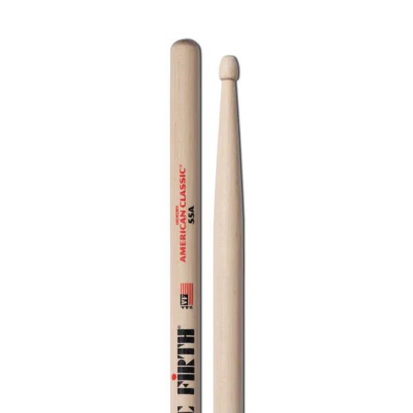 Vic Firth American Classic Drumsticks - 55A - Wood Tip - Image 4