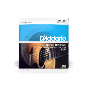 D'Addario EJ11 80/20 Bronze Acoustic Guitar Strings - .012-.053 Light