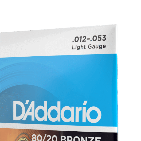 D'Addario EJ11 80/20 Bronze Acoustic Guitar Strings - .012-.053 Light - Image 3