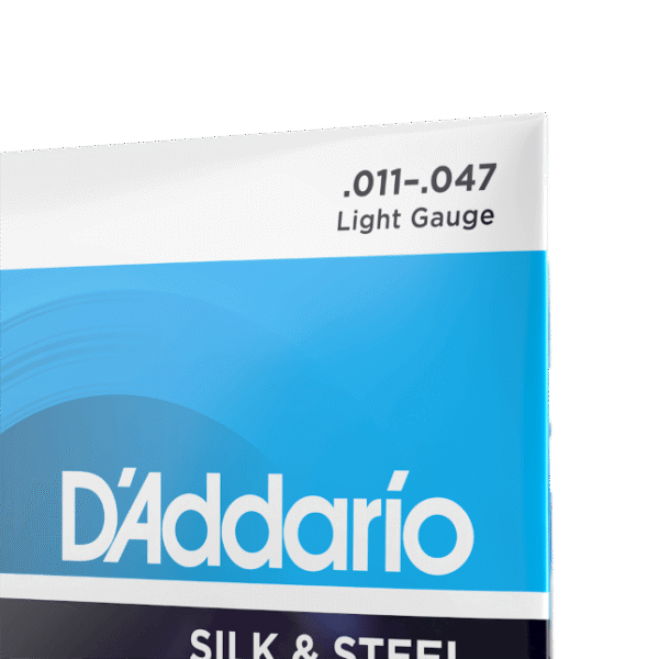 D'Addario EJ40 Silk & Steel Acoustic Guitar Strings - .011-.047 Light - Image 3