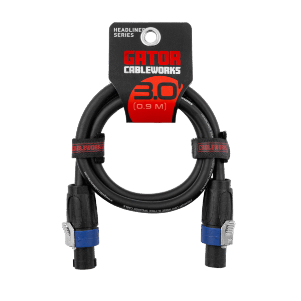 Gator Cableworks Headliner Series Speaker Cable - 3 foot
