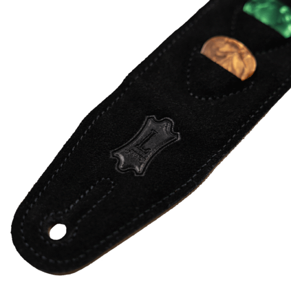 Levy's '60s Hootenanny Guitar Strap - Yellow Flower Weave - Image 3