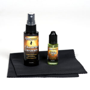 MusicNomad Premium Ukulele 3-piece Care Kit