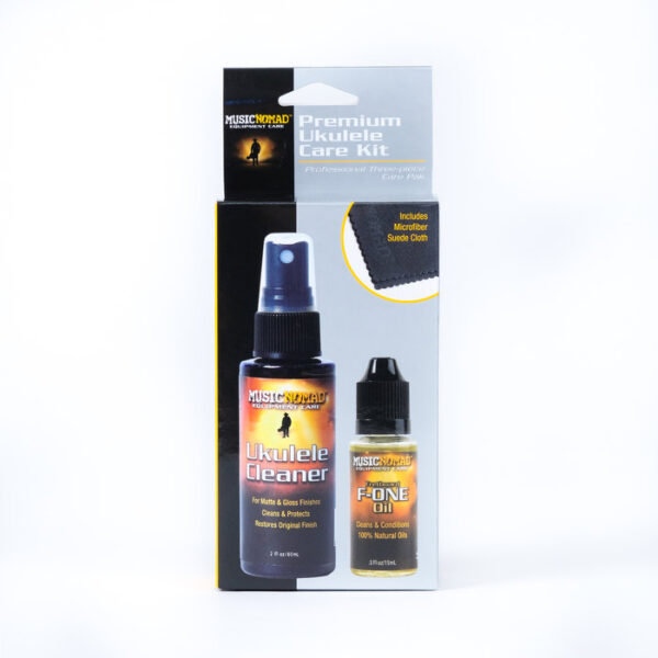 MusicNomad Premium Ukulele 3-piece Care Kit - Image 3