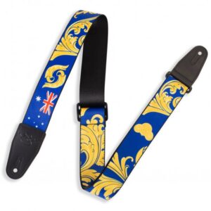 Levy's MNSP2-002 Nita Strauss Signature 2-inch Polyester Guitar Strap - Blue