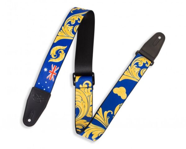 Levy's MNSP2-002 Nita Strauss Signature 2-inch Polyester Guitar Strap - Blue