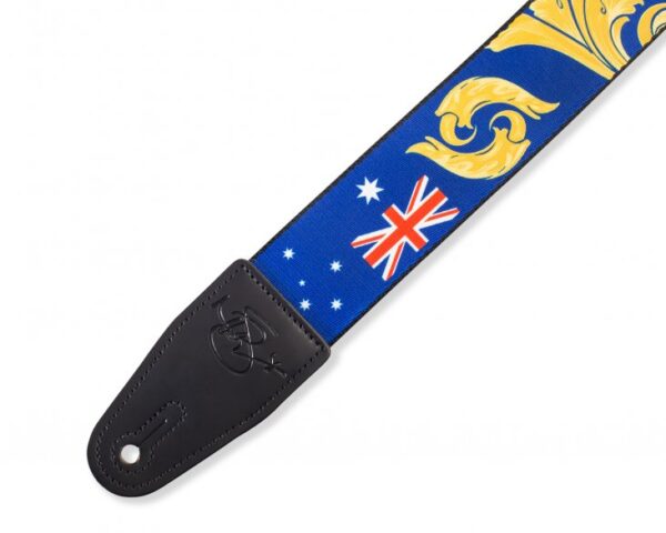 Levy's MNSP2-002 Nita Strauss Signature 2-inch Polyester Guitar Strap - Blue - Image 4