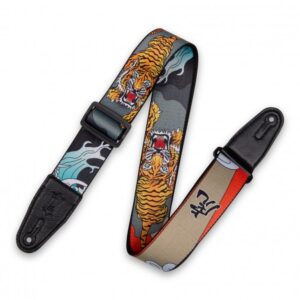 Levy's MPD2 Polyester Guitar Strap - Japanese Traditional Tiger