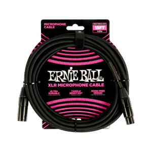 Ernie Ball P06391 Braided Microphone Cable - 15 foot