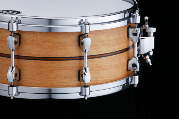 Tama Starphonic Spruce Snare Drum - 6 inches x 14 inches, Satin Natural - Image 2