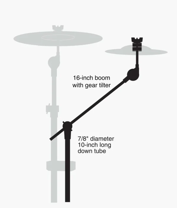 Gibraltar SC-4425B-1 Cymbal Boom Arm with Ratchet Tilter - 16 inch - Image 2