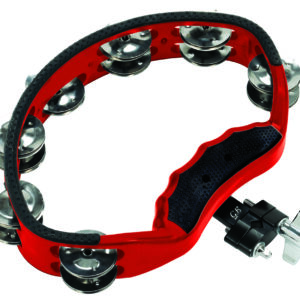 Gon Bops PTAM10 Double Row Jingles Tambourine w/ Quick-Release Mount