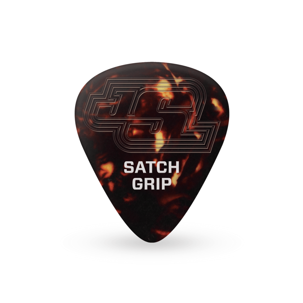 D'Addario Joe Satriani Satch Grip Picks - 1.25mm Extra Heavy, 5-pack