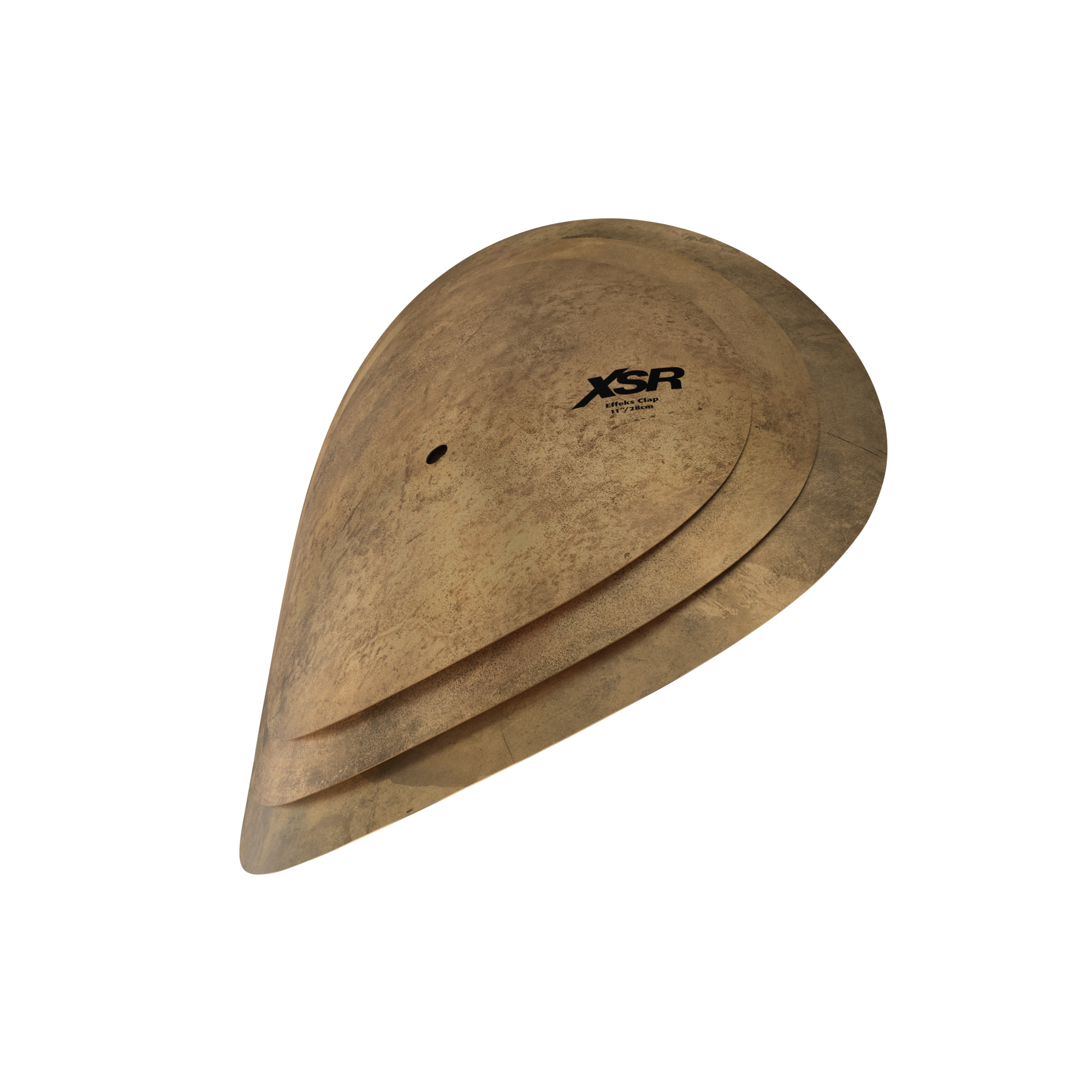 Sabian XSR Effeks Clap Cymbal Stack- 11/13/15 inches, Raw Finish