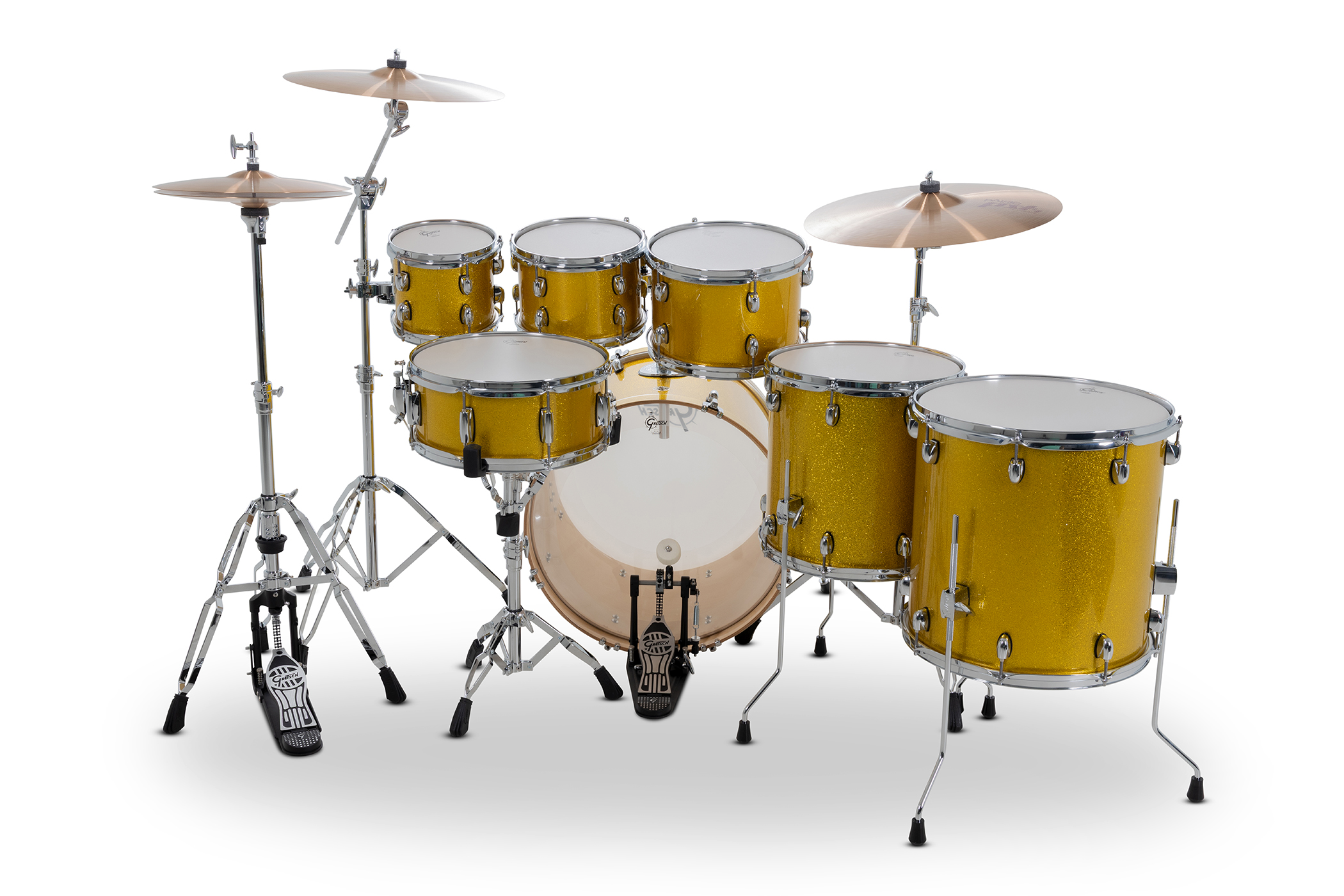 Gretsch Catalina Maple Rock Lemon Sparkle, 7-parts - Image 4