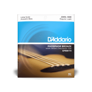 D'Addario EPBB170 Phosphor Bronze Acoustic Bass Guitar Strings - .045-.100 Regular Light Long Scale 4-string