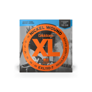 D'Addario EXL110-7 XL Nickel Wound Electric Guitar Strings - .010-.059 Regular Light 7-string