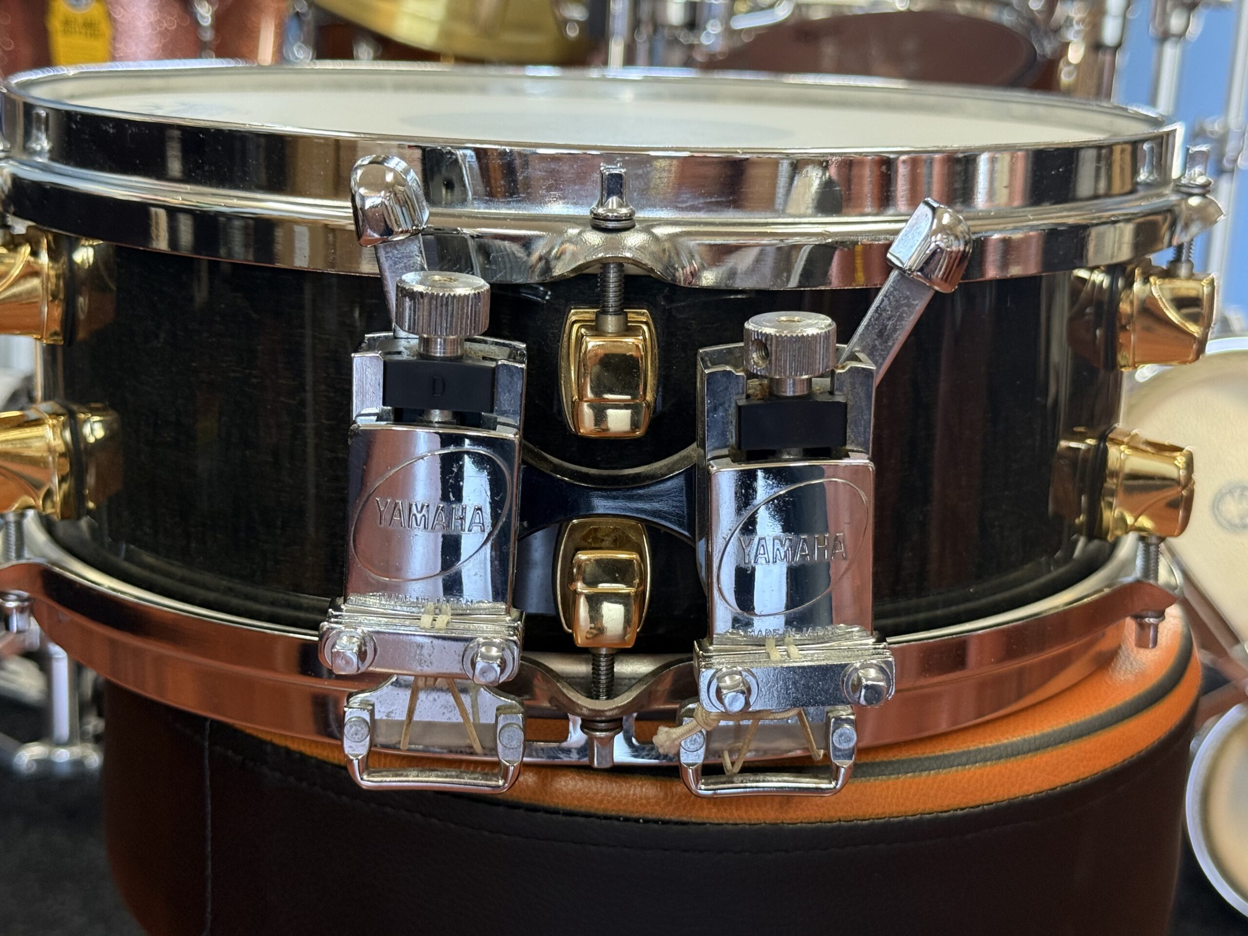Used Yamaha Dave Weckl Signature Series Snare Drum 13” x 5  MSD13DW, And you get brand New a Free Bag Icon Snare Drum Bag; 14" x 5.5" - Image 2