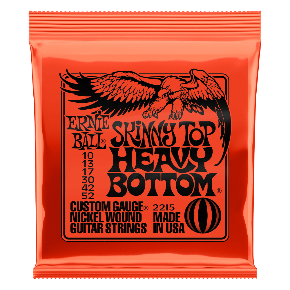 Ernie Ball 2215 Skinny Top Heavy Bottom Slinky Electric Guitar Strings - .010-.052