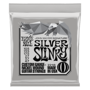 Ernie Ball John Mayer Signature Silver Slinky Electric Guitar Strings - .0105-.047