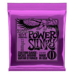 Ernie Ball 2220 Power Slinky Electric Guitar Strings - .011-.048