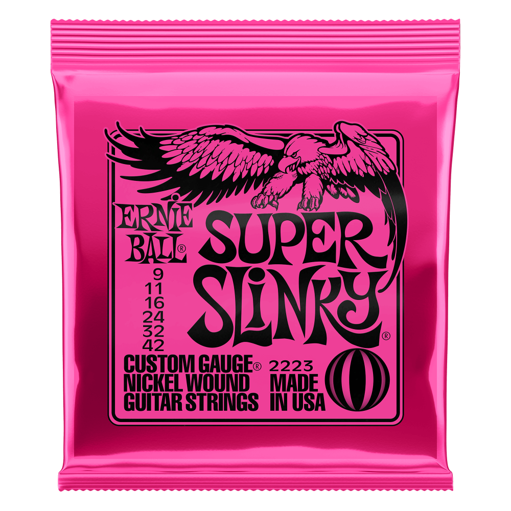 Ernie Ball 2223 Super Slinky Electric Guitar Strings - .009-.042
