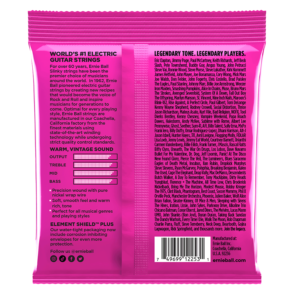 Ernie Ball 2253 Super Slinky Classic Rock N Roll Electric Guitar Strings - .009-.042 - Image 2