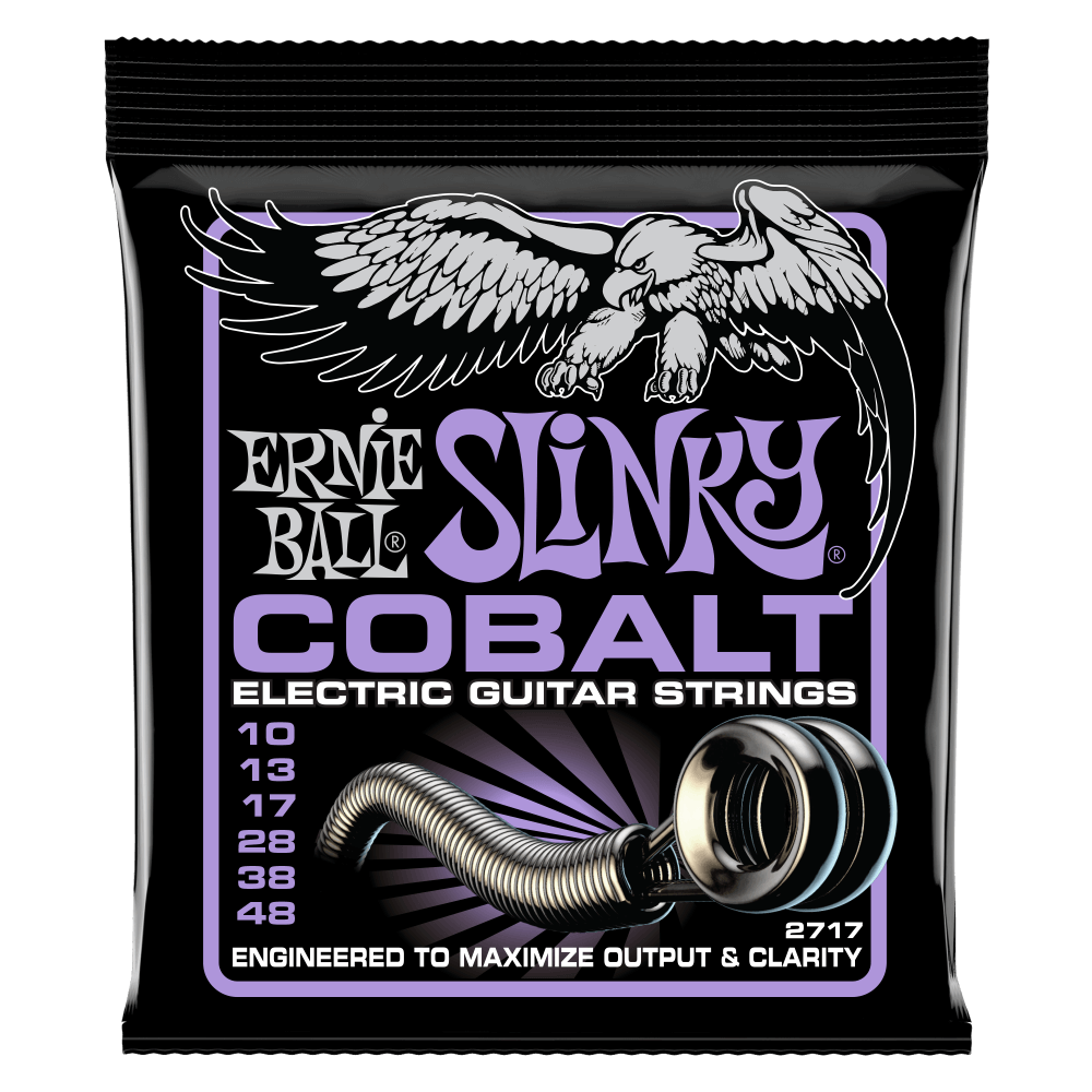 Ernie Ball 2717 Ultra Slinky Cobalt Electric Guitar Strings - .010-.048