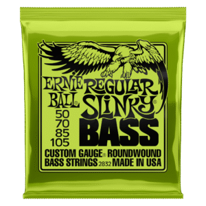 Ernie Ball 2832 Regular Slinky Nickel Wound Electric Bass Guitar Strings - .050-.105