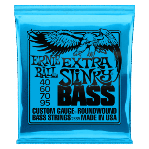 Ernie Ball 2835 Extra Slinky Nickel Wound Electric Bass Guitar Strings - .040-.095