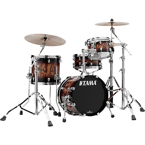 TAMA Starclassic Walnut/Birch 3-Piece Shell Pack with 16 in. Bass Drum Molten Brown Burst