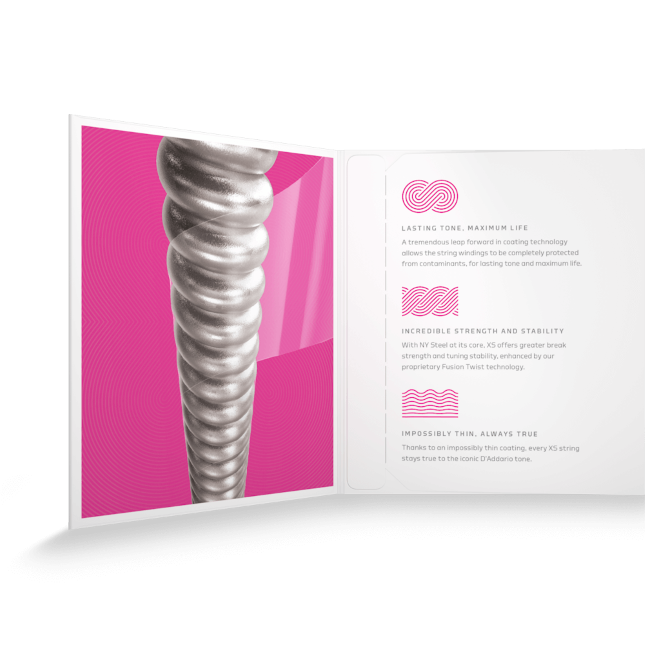 D'Addario XSE0942 XS Nickel-plated Steel Coated Electric Guitar Strings - .009-.042 Super Light - Image 3