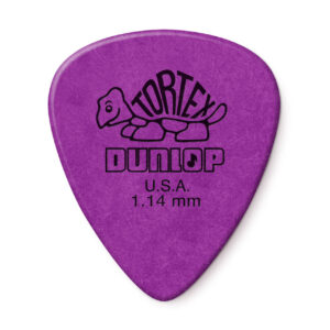Dunlop Tortex Standard Guitar Picks - 1.14mm, Purple, 12-pack