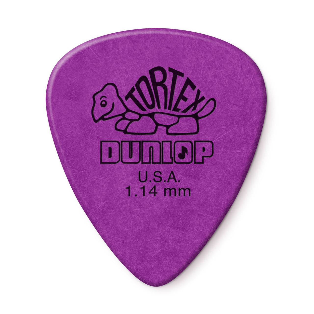 Dunlop Tortex Standard Guitar Picks - 1.14mm, Purple, 12-pack