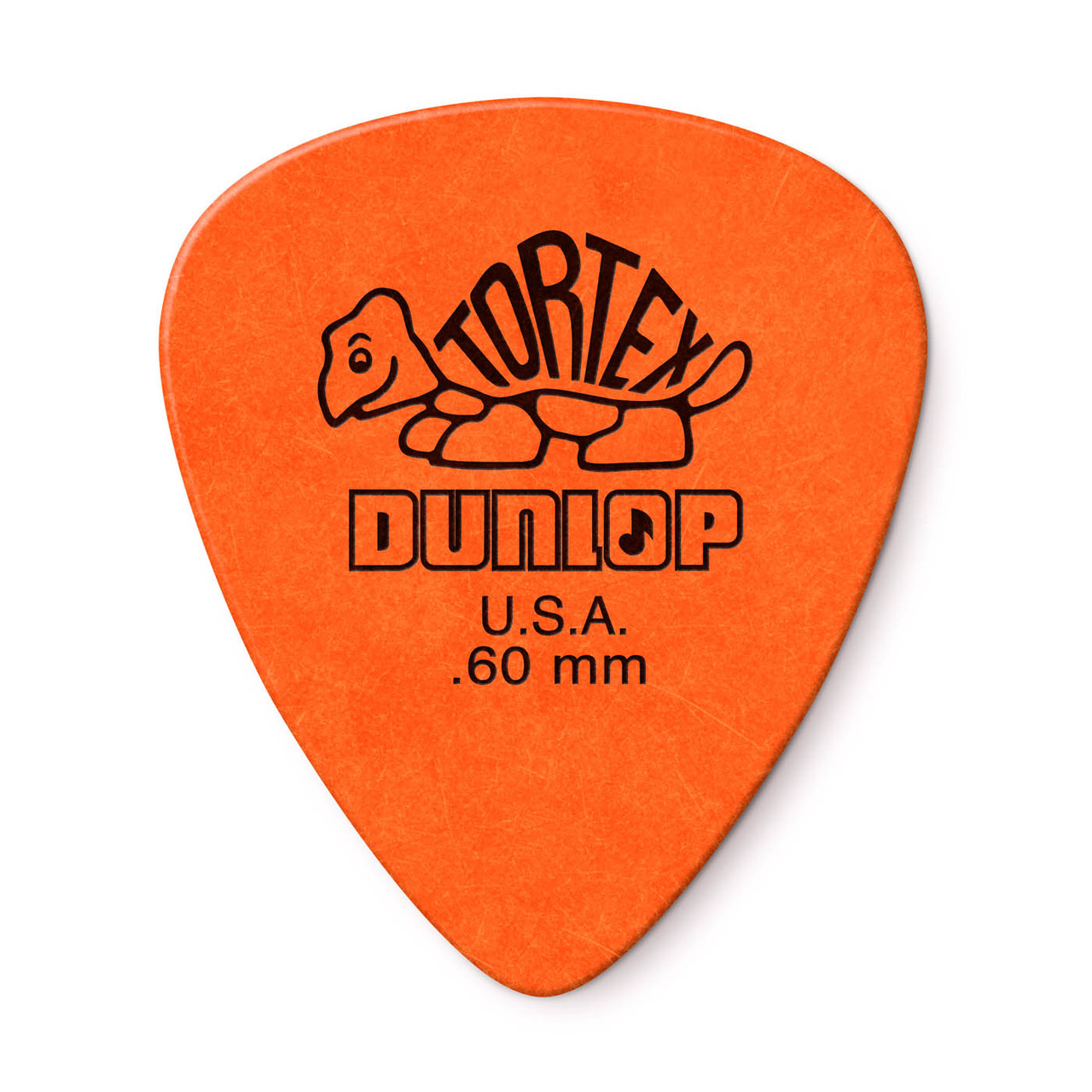 Dunlop Tortex Standard Guitar Picks - .60mm, Orange, 12-pack