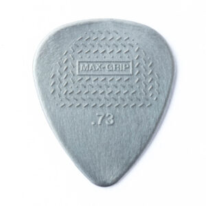Dunlop Nylon Max-Grip Standard Guitar Picks - .73mm, Gray, 12-pack