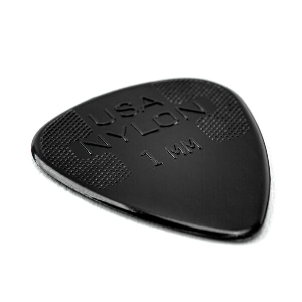 Dunlop 44P100 Nylon Standard Guitar Picks - 1.0mm Black (12-pack) - Image 2