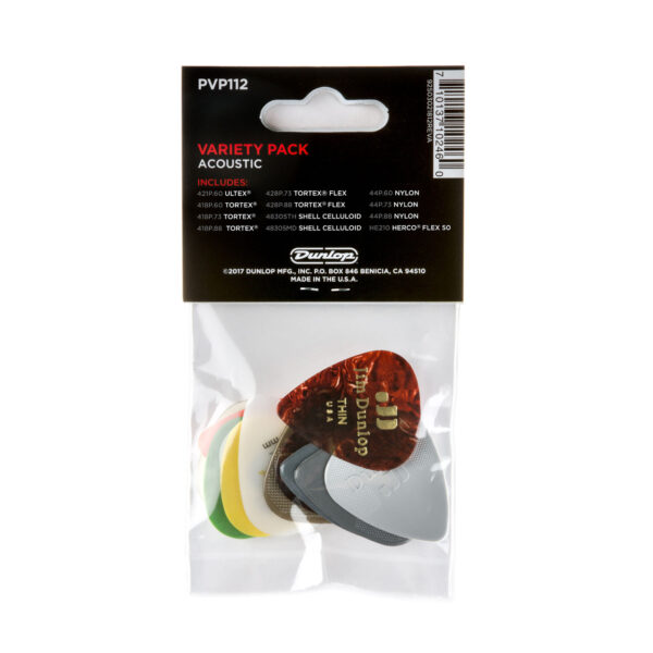 Dunlop ACOUSTIC PICK VARIETY PACK - 12 PACK - Image 3