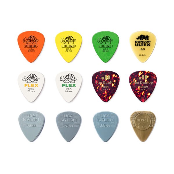 Dunlop ACOUSTIC PICK VARIETY PACK - 12 PACK