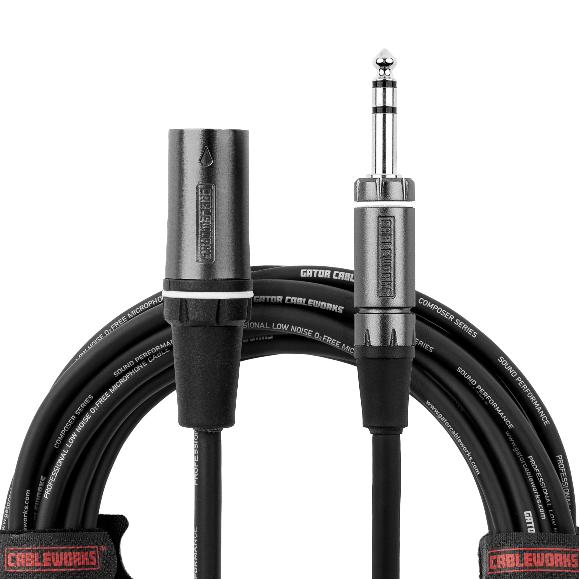 Gator Cableworks Composer Series XLR Male to TRS Male Cable - 10 foot - Image 2