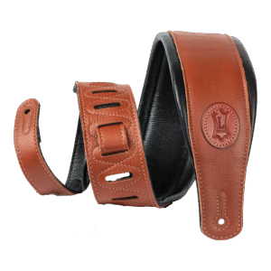 Levy's MSS2 Garment Leather Guitar Strap - Tan