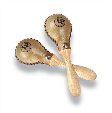 Latin Percussion LP285 - MINI RAWHIDE MARACAS 1 PAIR