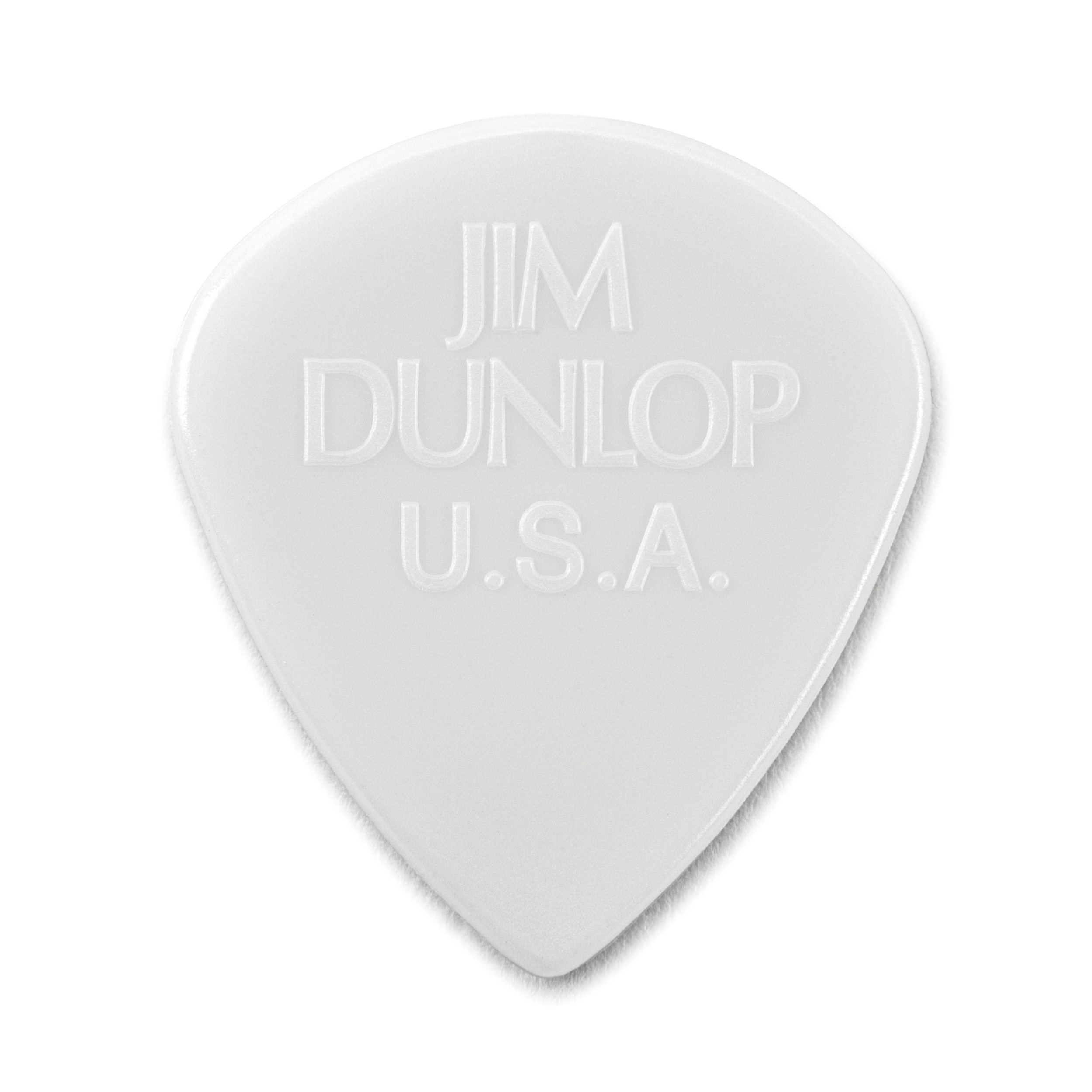 Dunlop Eric Johnson Custom Nylon Jazz III Guitar Picks - 1.38mm, White, 6-pack - Image 3