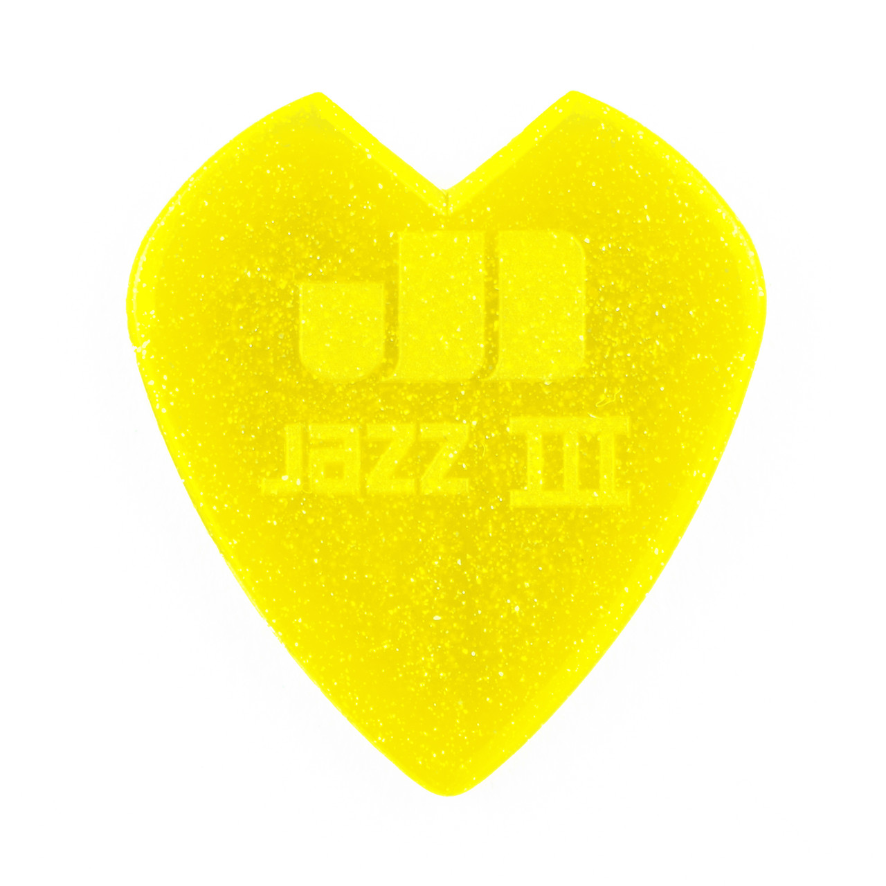 Dunlop Kirk Hammett Jazz III Signature Picks - Yellow Glitter (6-pack) - Image 2