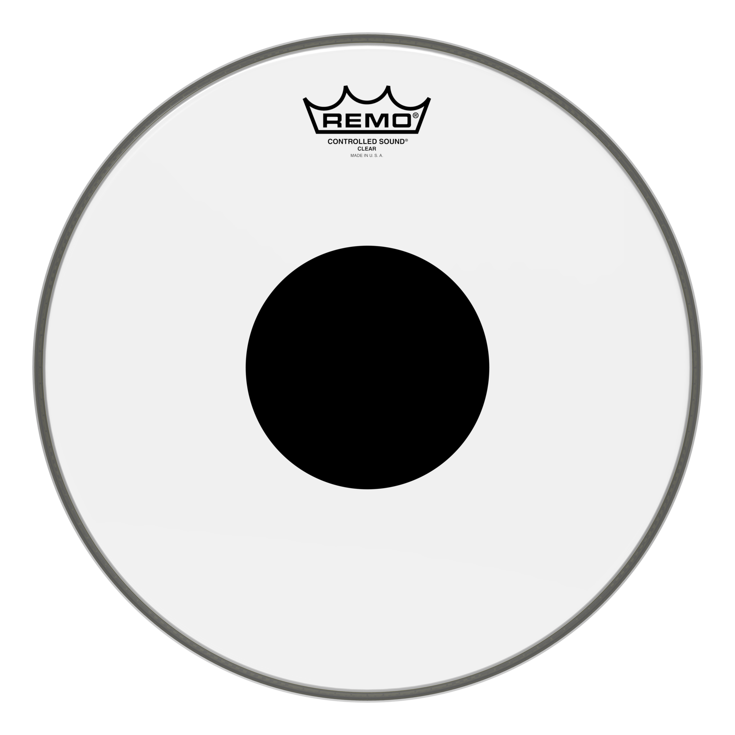 Remo Controlled Sound Clear Black Dot Drumhead - 16 inches