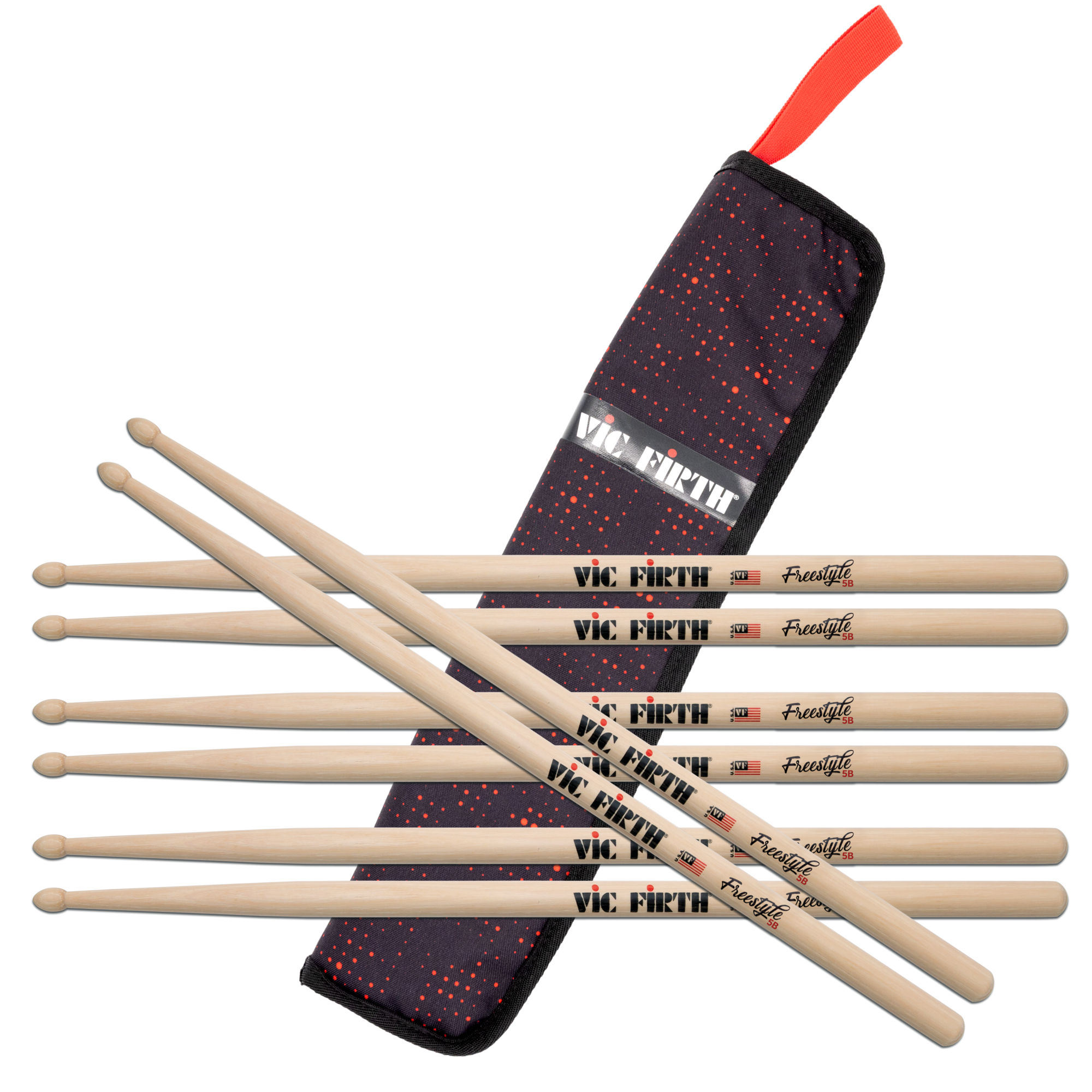 Vic Firth Freestyle 5B Drumsticks Bundle