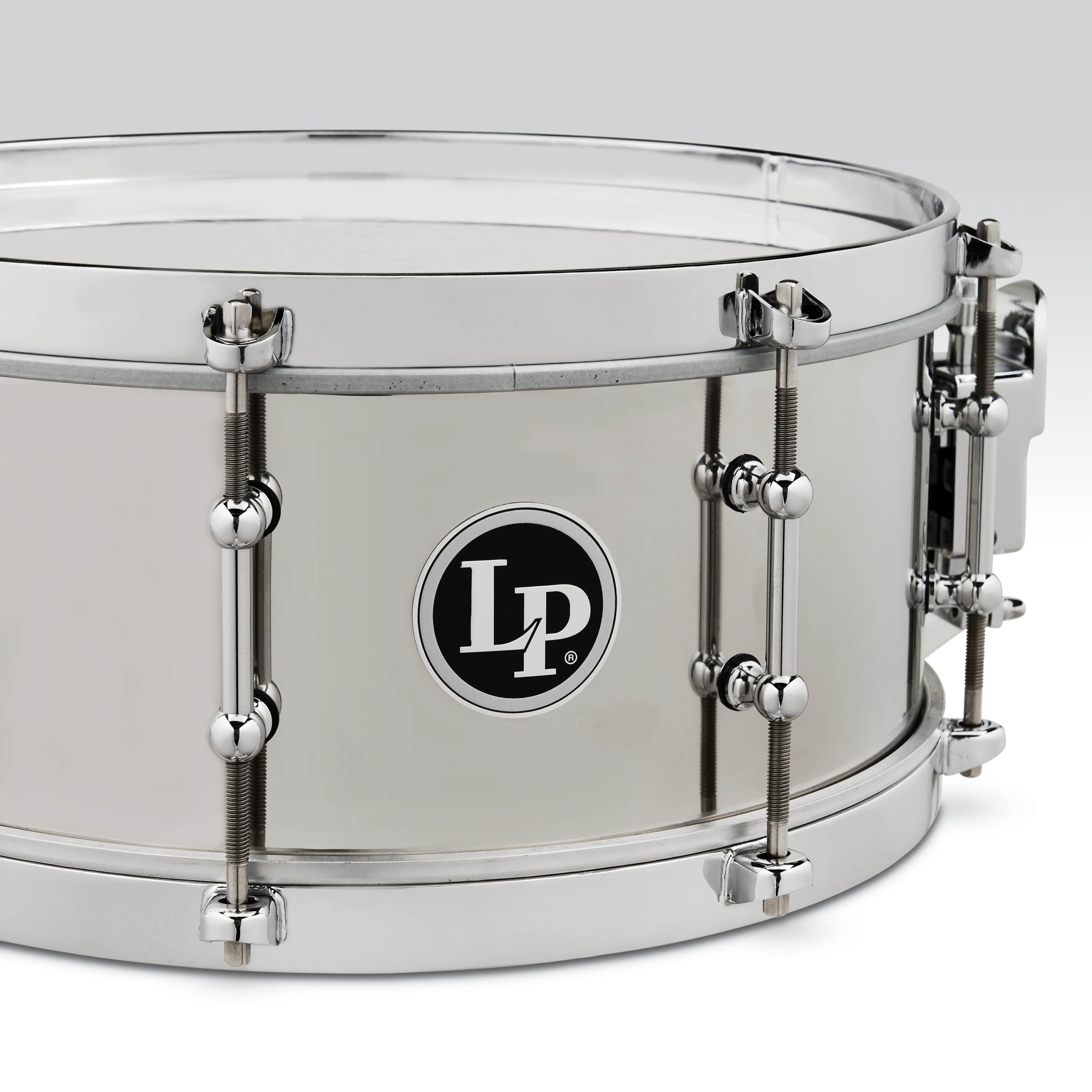 Latin Percussion Stainless Steel Salsa Snare - 4.5 x 12-inch