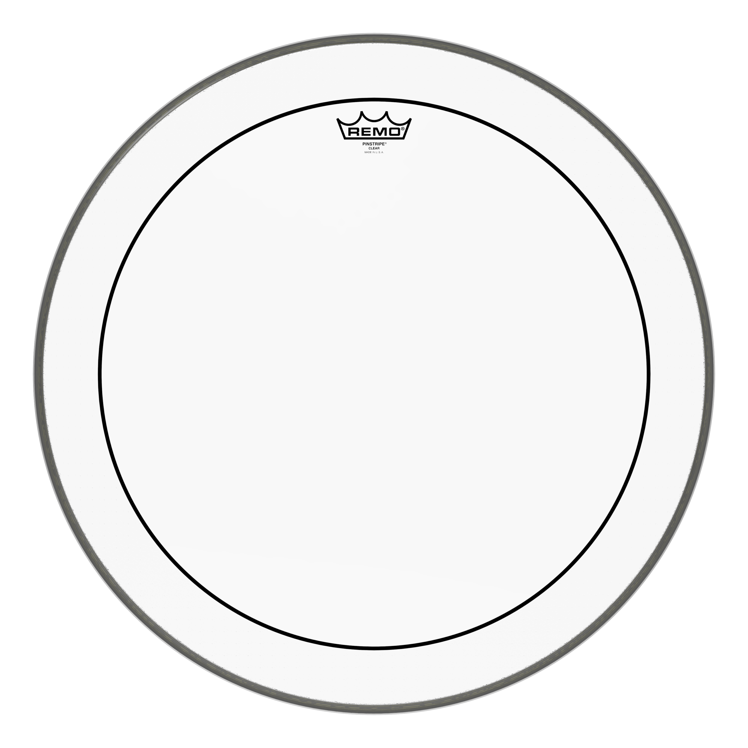 Remo Pinstripe Clear Bass Drumhead - 22 inches