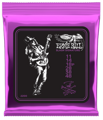 Ernie Ball Slash Signature Electric Guitar Strings 11-48 Gauge